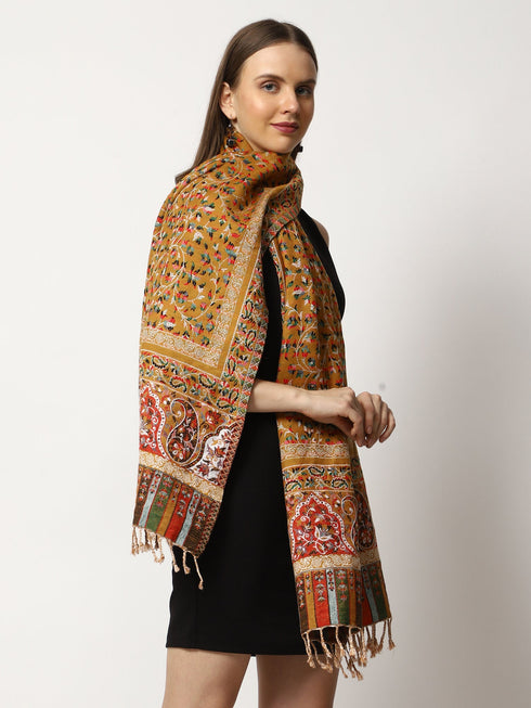 Women's Jamawar Wool Stole